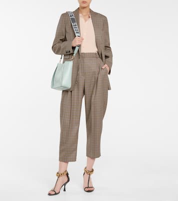 Cavalry houndstooth wool pants | Stella McCartney