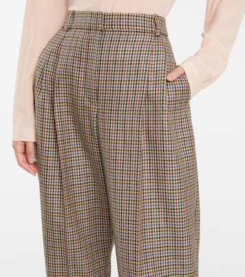 Cavalry houndstooth wool pants | Stella McCartney