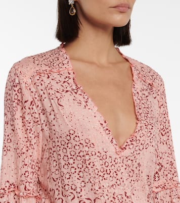 Vestido corto Ilona floral | Poupette St Barth