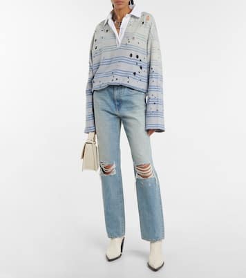 London high-rise wide-leg jeans | Slvrlake