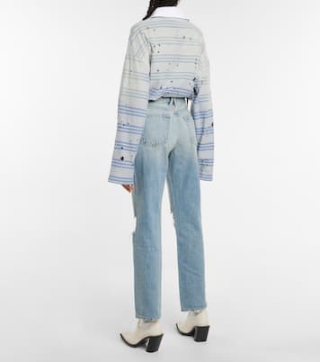 London high-rise wide-leg jeans | Slvrlake