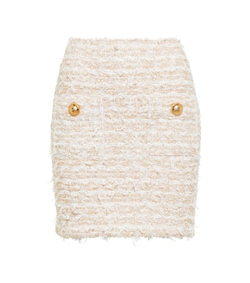 Embellished tweed miniskirt | Balmain