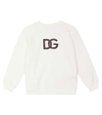 Sudadera de algodón adornada | Dolce&Gabbana Kids
