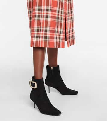 Viv' Choc 65 suede ankle boots | Roger Vivier