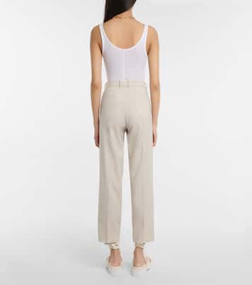 High-Rise-Hose Coleman aus Wolle | Joseph