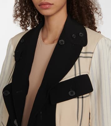 Reversible checked virgin wool jacket | Maison Margiela
