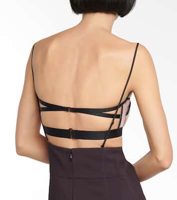Cutout mesh-paneled minidress | Nensi Dojaka