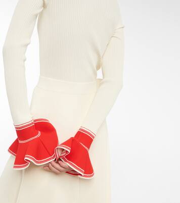 Top aus Rippstrick | Jil Sander