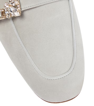 Mini Broche suede loafers | Roger Vivier