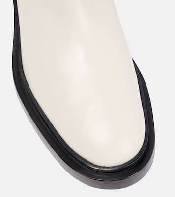 Botas altas de piel con paneles | Jil Sander