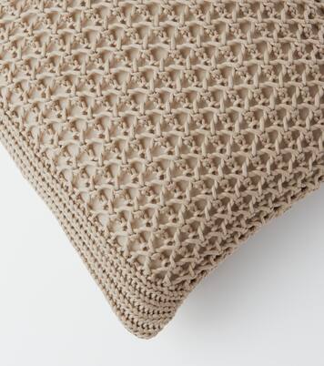 Cuscino in cotone a trecce | Brunello Cucinelli