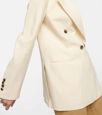 Blazer doppiopetto Aurora in lino e lana | Loro Piana