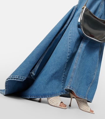 Jupe longue asymétrique en denim | Magda Butrym