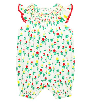 Baby printed cotton playsuit | Stella McCartney Kids