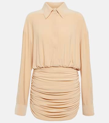 Shirred minidress | Norma Kamali