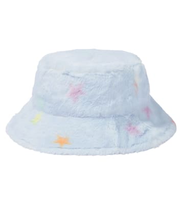 Printed faux fur bucket hat | Stella McCartney Kids