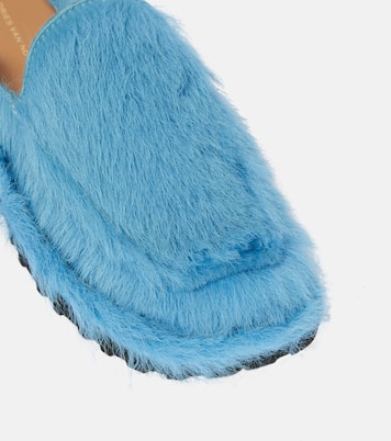 Calf hair slippers | Dries Van Noten