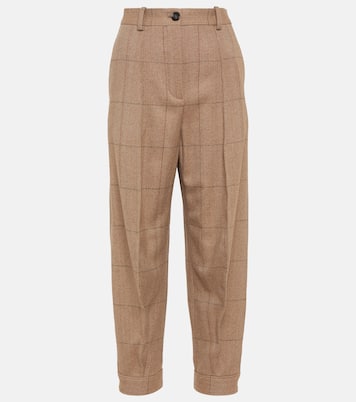 High-Rise-Hose Aniston aus Kaschmir | Loro Piana