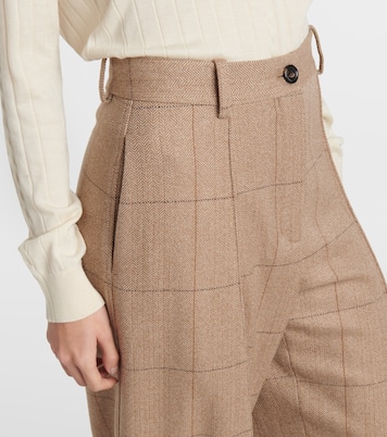 High-Rise-Hose Aniston aus Kaschmir | Loro Piana