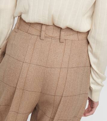 High-Rise-Hose Aniston aus Kaschmir | Loro Piana