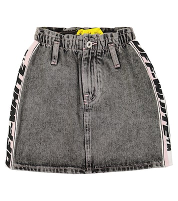 Jupe en jean à logo | Off-White Kids