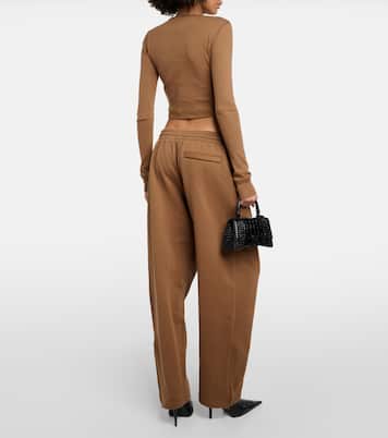 x Hailey Bieber pantalones deportivos de algodón | Wardrobe.NYC