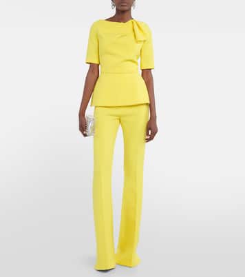 Halluana high-rise flared pants | Safiyaa