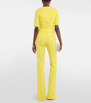 Halluana high-rise flared pants | Safiyaa