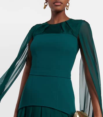 Gloria crêpe gown | Safiyaa