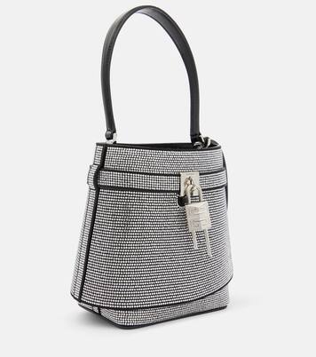Shark Lock crystal-embellished bucket bag | Givenchy