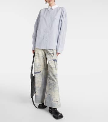 Striped cotton shirt | Acne Studios