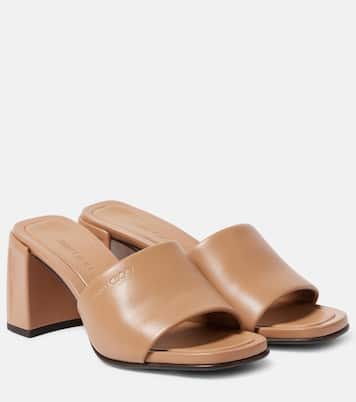 Lena 70 leather mules | Jimmy Choo