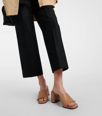 Lena 70 leather mules | Jimmy Choo