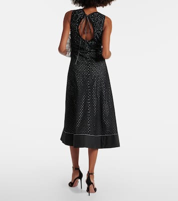 Robe midi White Label Juno en coton | Proenza Schouler