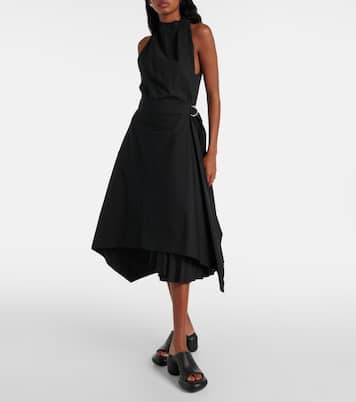 Robe portefeuille Yoko en coton mélangé | Proenza Schouler