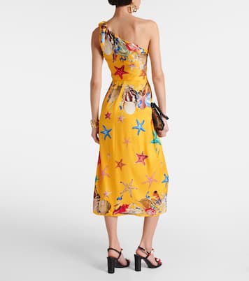 Capri printed silk-blend midi dress | Dolce&Gabbana