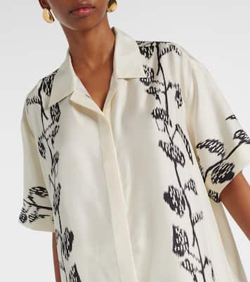 Hemd Montauk aus Seiden-Twill | Asceno