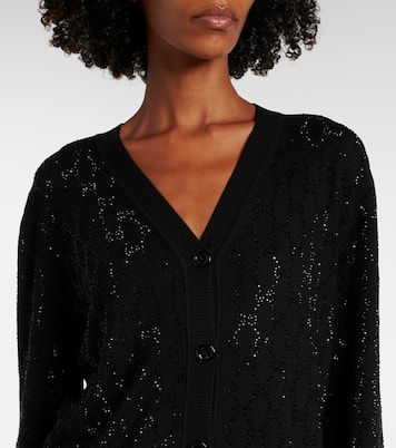 GG Crystal wool cardigan | Gucci