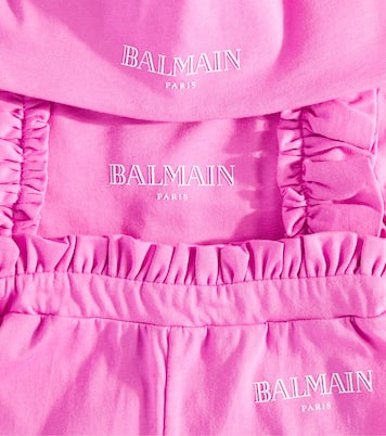 Bébé – Set body, pantalon et chapeau en coton | Balmain Kids