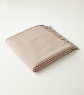 Fringed cashmere throw  | Brunello Cucinelli