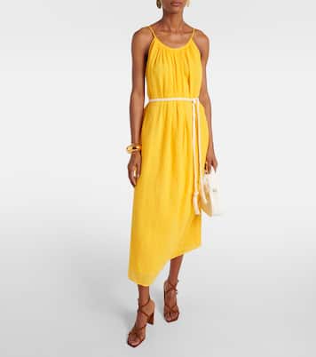 Robe longue Lorelei en coton | Velvet