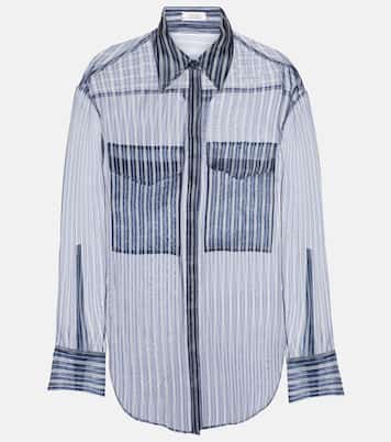 Blusa in organza di seta a righe | Dorothee Schumacher