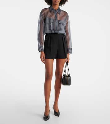 Blusa in organza di seta a righe | Dorothee Schumacher