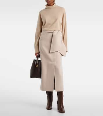 Zuppa wool and cashmere wrap skirt | Max Mara