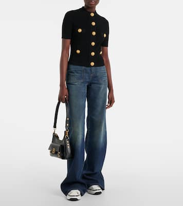 Baskets B-Court en cuir à logo | Balmain