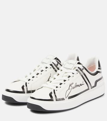 Baskets B-Court en cuir à logo | Balmain