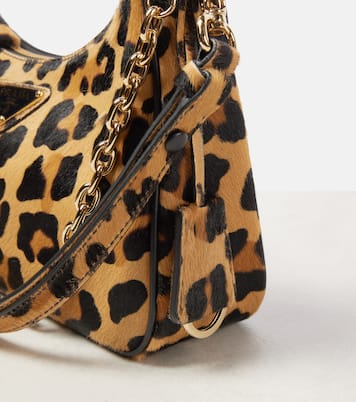 Sac Re-Edition Small en cuir façon poulain | Prada