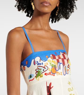 X Nadia Hernandez Maxikleid aus Leinen | Alémais