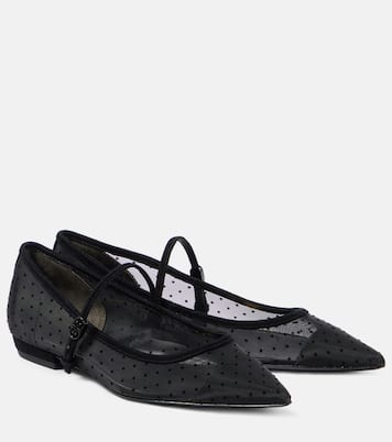 Ballerine Mary Jane in mesh e suede | Tory Burch