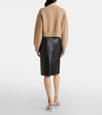 Cropped wool and cashmere sweater | Bottega Veneta